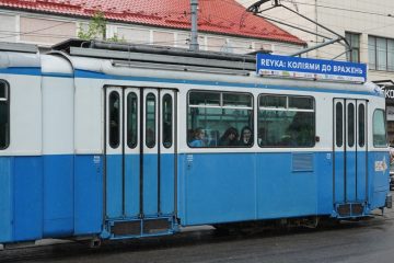 У Вінниці на маршрут вийшов інтерактивний трамвай з аудіогідом про місто