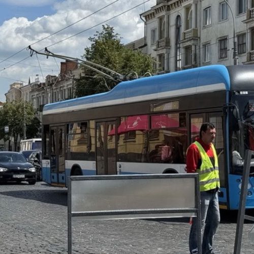 У Вінниці через ремонт Соборної змінять маршрути тролейбусів