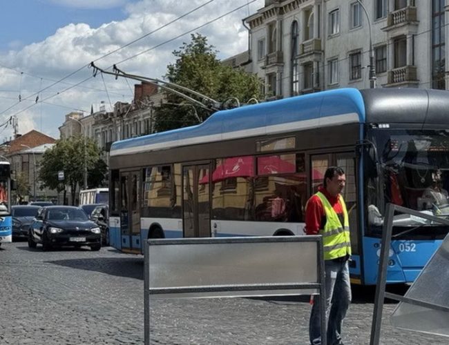 У Вінниці через ремонт Соборної змінять маршрути тролейбусів
